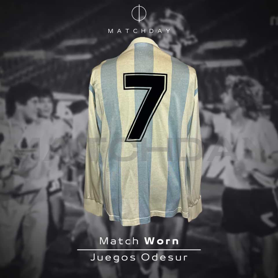 Fantaguzzi – Match Worn – Argentina National Team – Juegos Odesur 1986 - Imagen 3