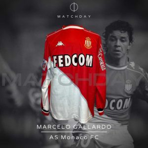 Marcelo Gallardo - AS Monaco Match Worn LNF 2000