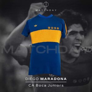 Diego Armando Maradona - Boca Juniors - Match Worn - Torneo Nacional 1981