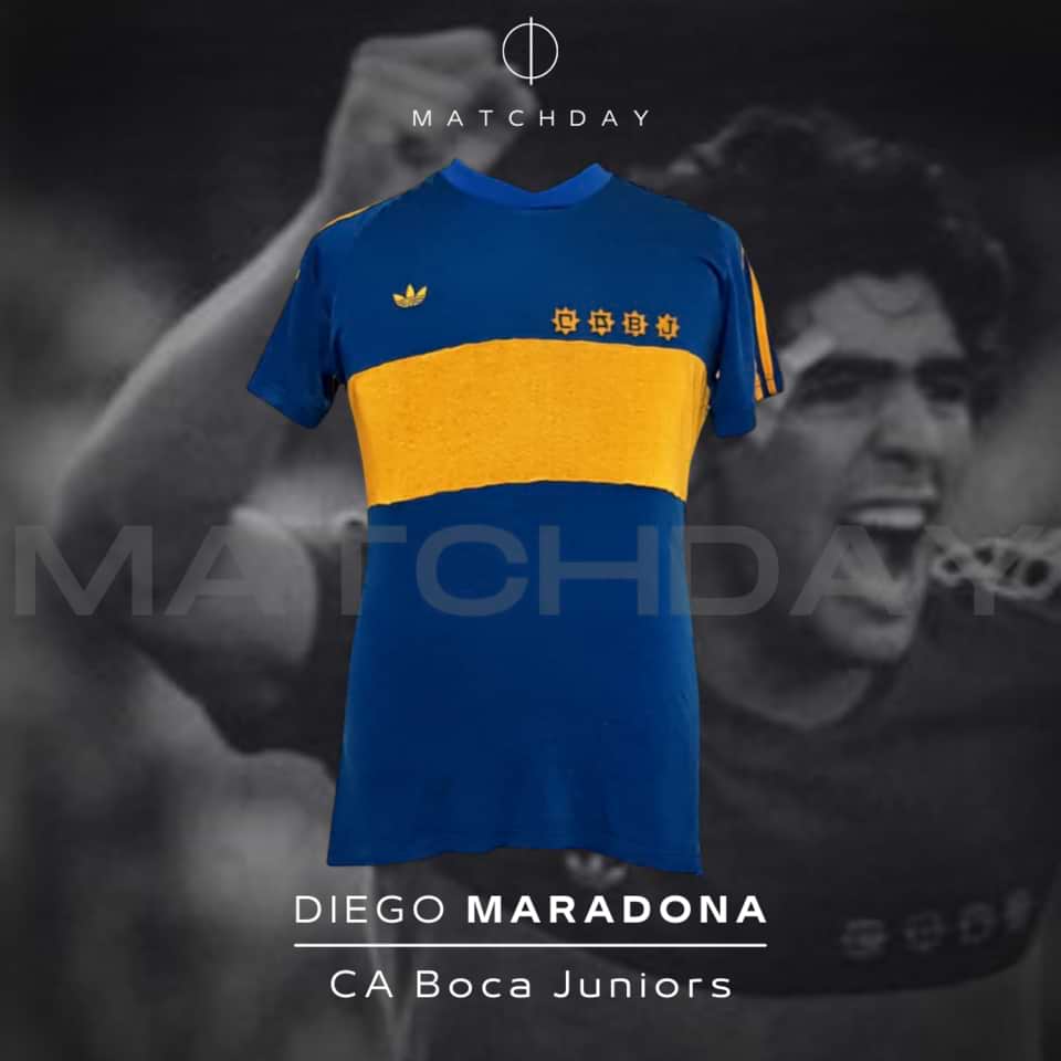 Diego Armando Maradona – Boca Juniors – Match Worn – Torneo Nacional 1981