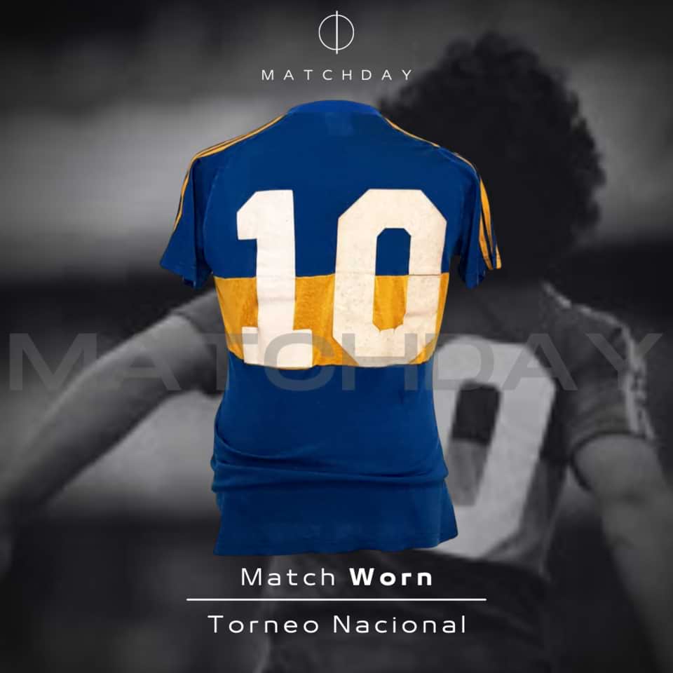 Diego Armando Maradona – Boca Juniors – Match Worn – Torneo Nacional 1981 - Image 3