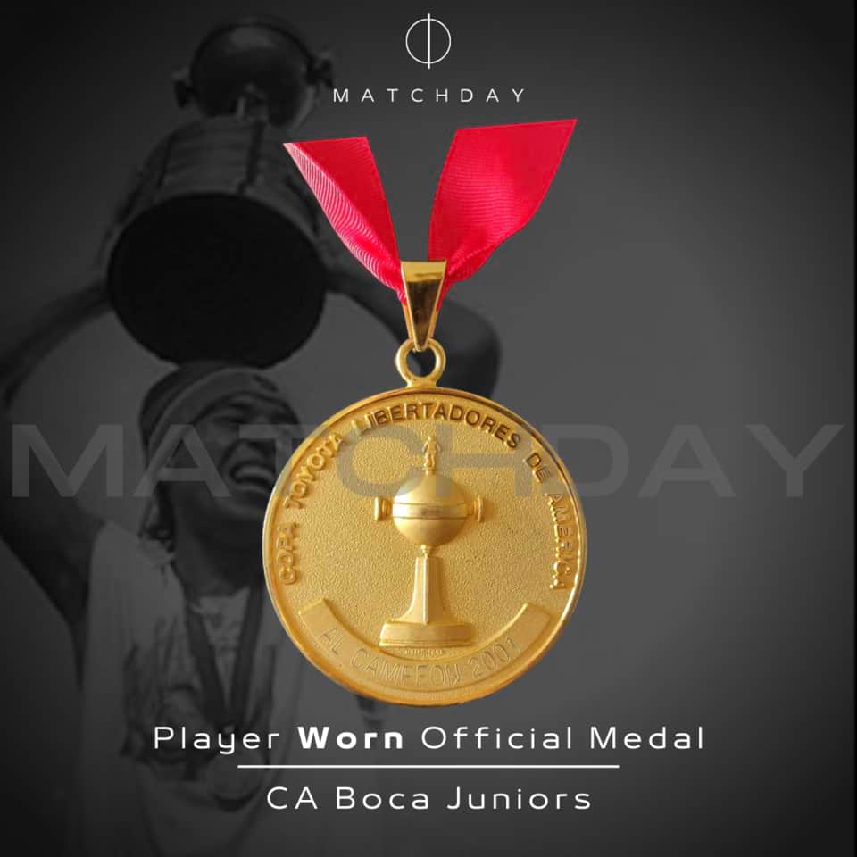 2001 Copa Libertadores – Boca Juniors champion medal – 2001