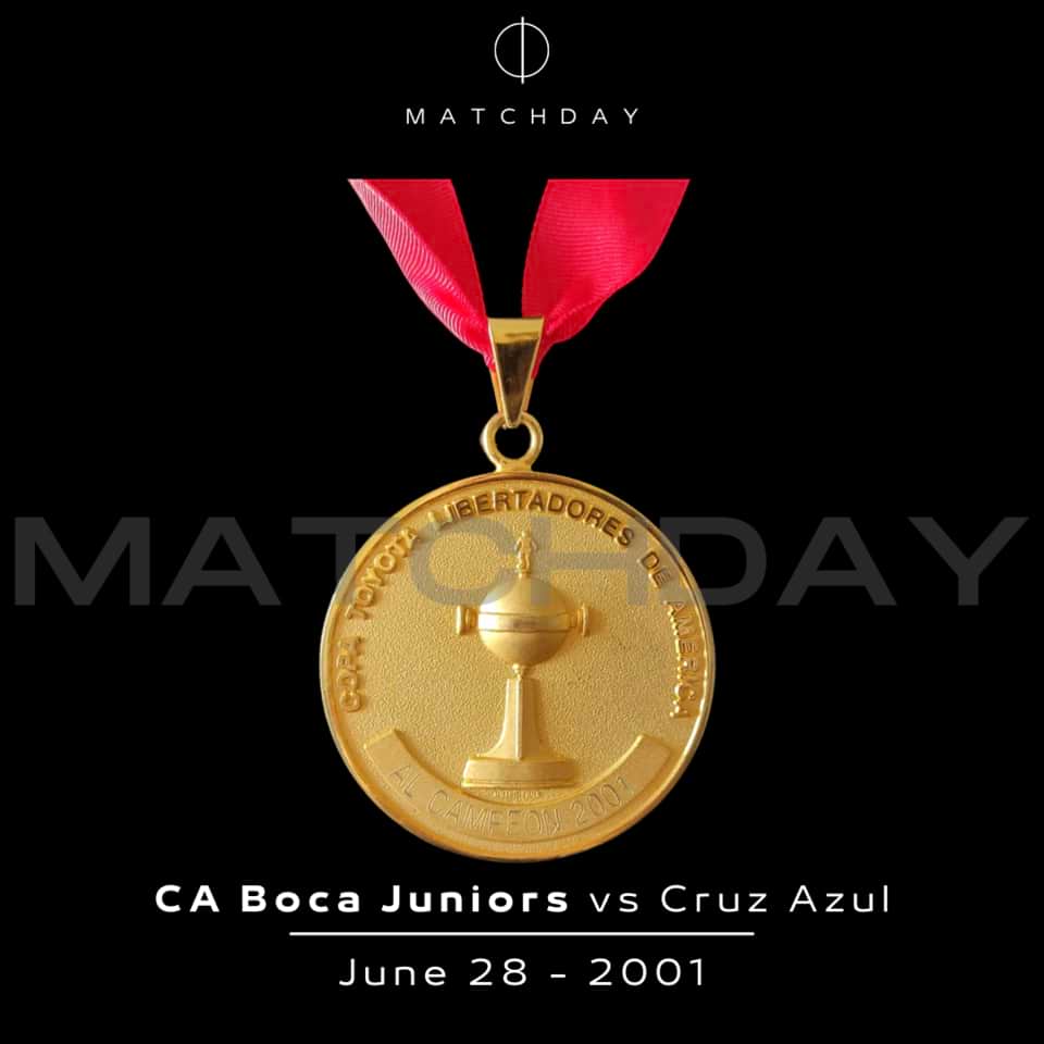 2001 Copa Libertadores – Boca Juniors champion medal – 2001 - Image 4