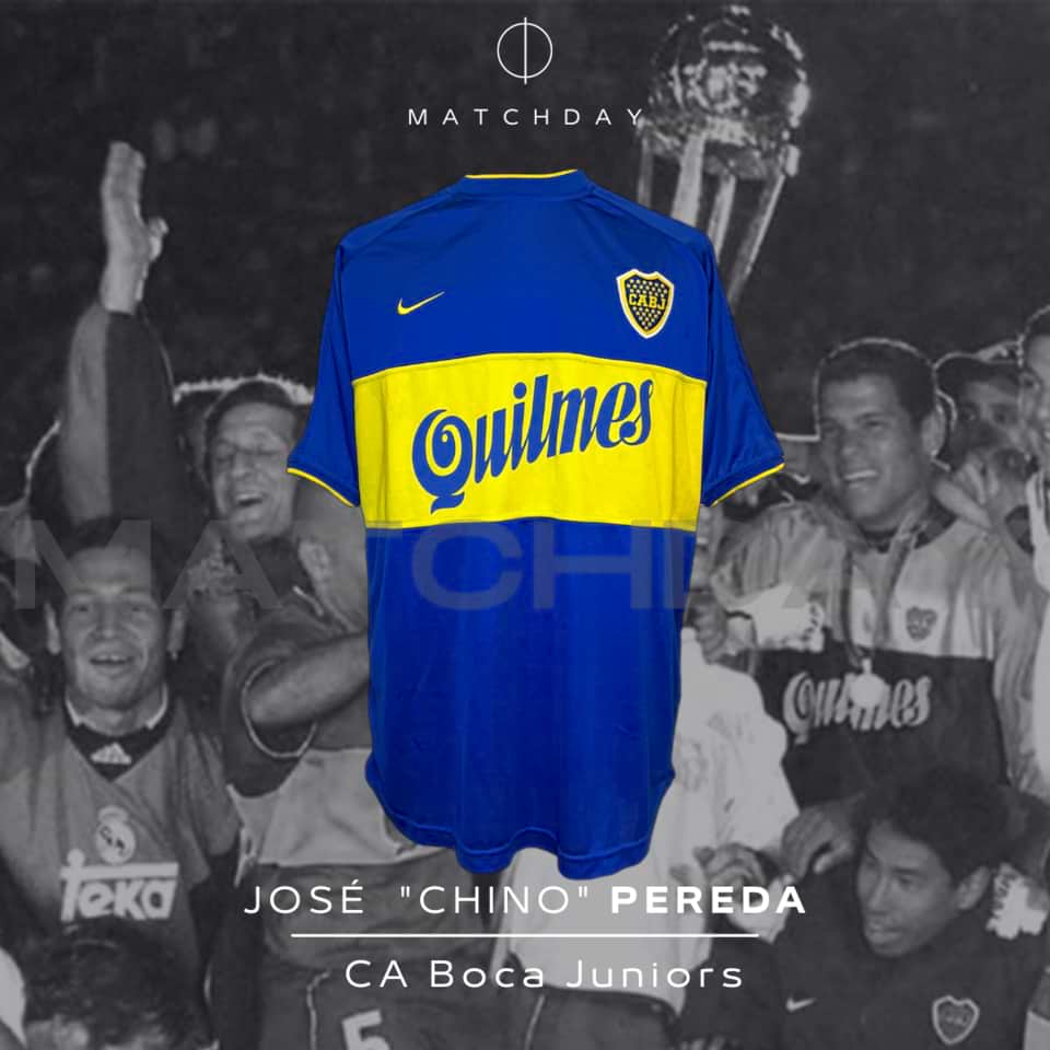 José “Chino” Pereda – Boca Juniors – Match Worn in bench – Intercontinental Cup 2000