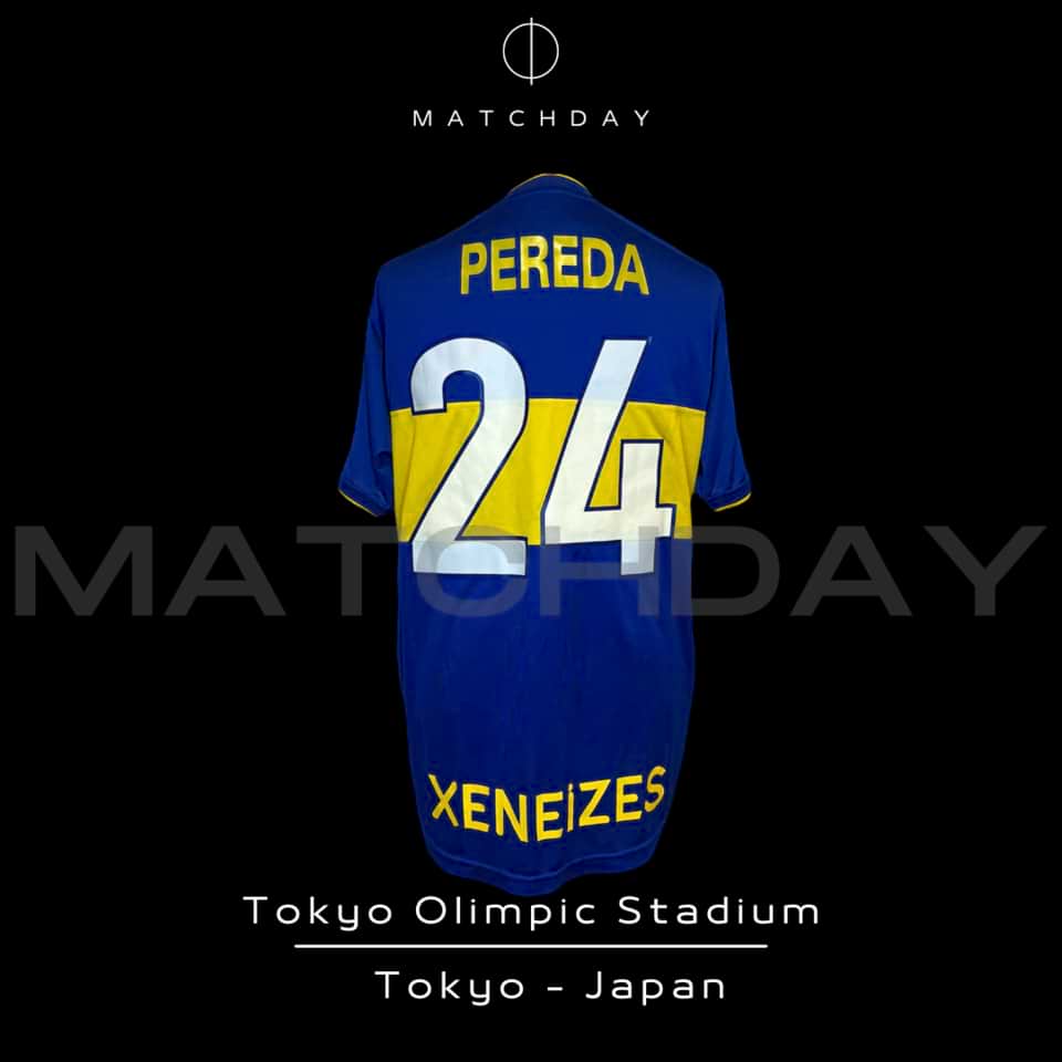 José “Chino” Pereda – Boca Juniors – Match Worn in bench – Intercontinental Cup 2000 - Imagen 5