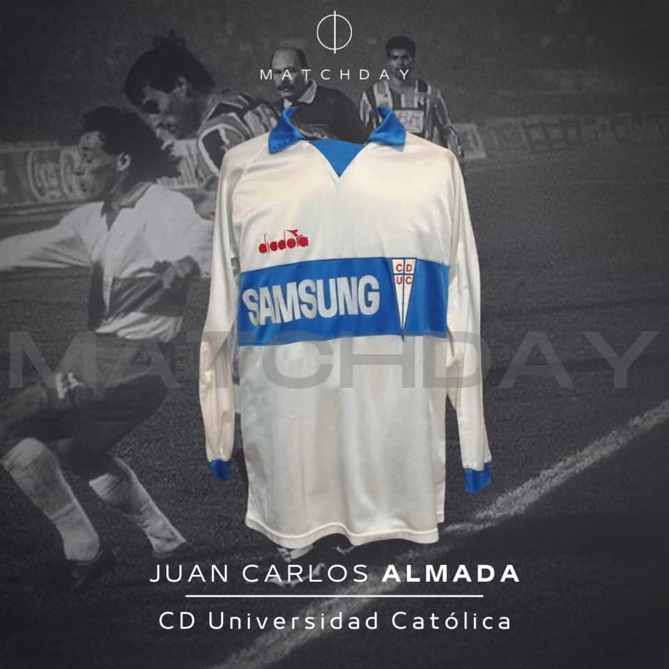 Juan Carlos Almada – Universidad Católica – Match Worn – Final Copa Libertadores 1993