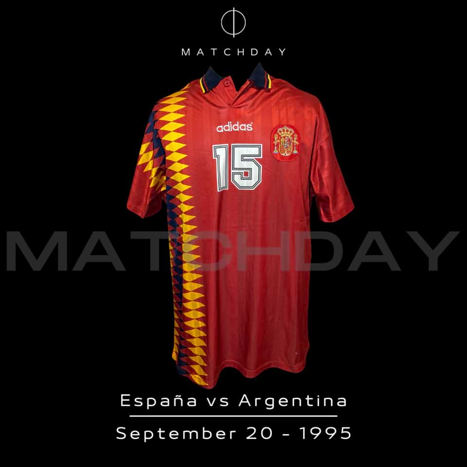 Jose Amavisca – Match Worn – España – 1995 – Friendly Match - Image 4