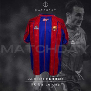 Albert Ferrer - Barcelona - Match Worn - April 1998