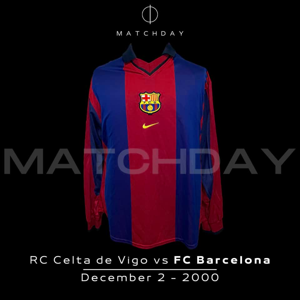 Alfonso – Barcelona – Match Worn – December 2000 - Image 4