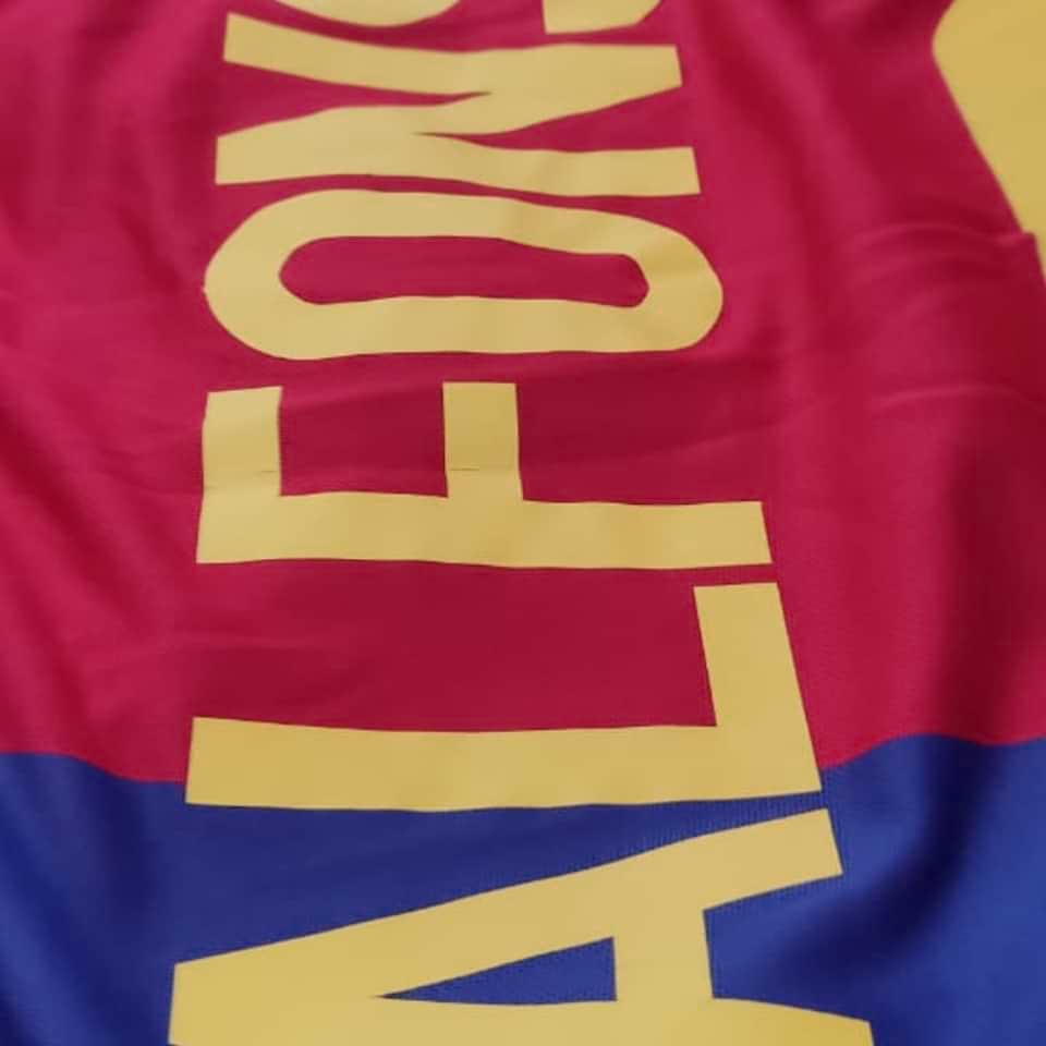 Alfonso – Barcelona – Match Worn – December 2000 - Image 9