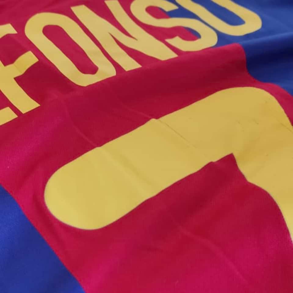 Alfonso – Barcelona – Match Worn – December 2000 - Image 10