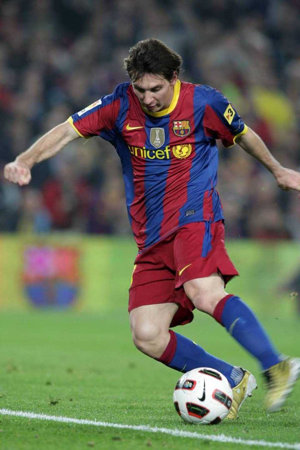 Lionel Messi – Barcelona vs Valencia – Incredible Photomatching – Match Worn 2010 - Imagen 12