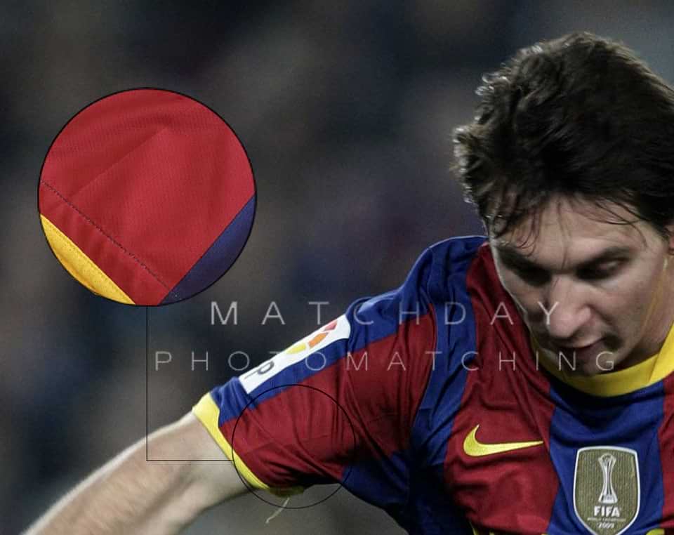 Lionel Messi – Barcelona vs Valencia – Incredible Photomatching – Match Worn 2010 - Imagen 15