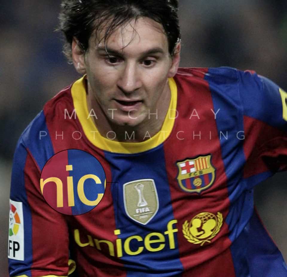 Lionel Messi – Barcelona vs Valencia – Incredible Photomatching – Match Worn 2010 - Imagen 16