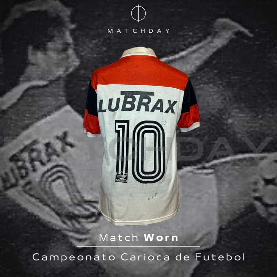 Zico – Match Worn – Flamengo – Campeonato Carioca de Futebol 1988 - Image 3