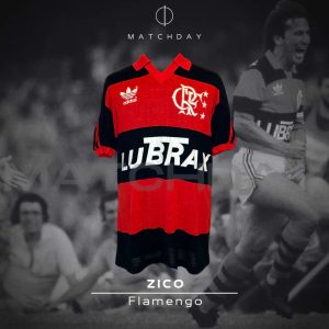 Zico - Match Worn - Flamengo - Supercopa 1989