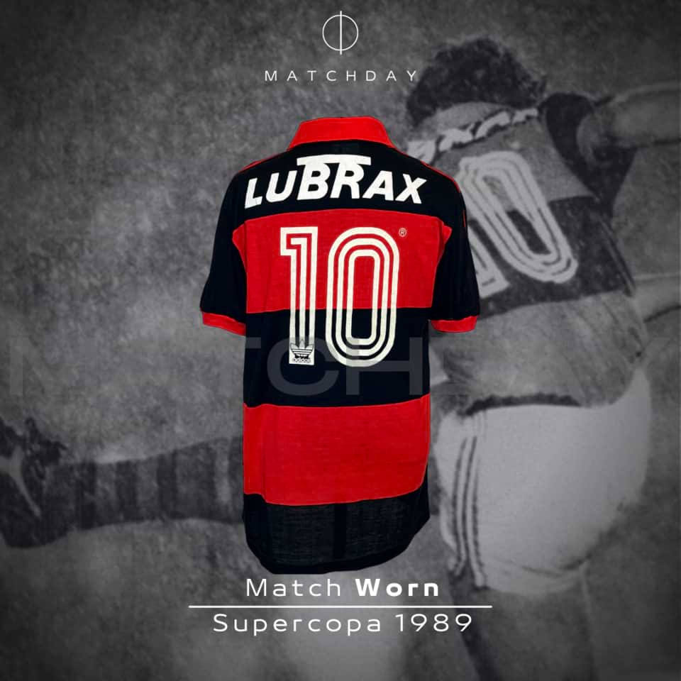 Zico – Match Worn – Flamengo – Supercopa 1989 - Image 3