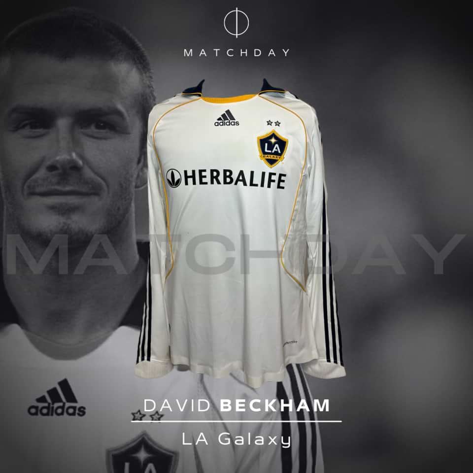 David Beckham – Match Worn – Los Angeles Galaxy – 2009 Regular Season