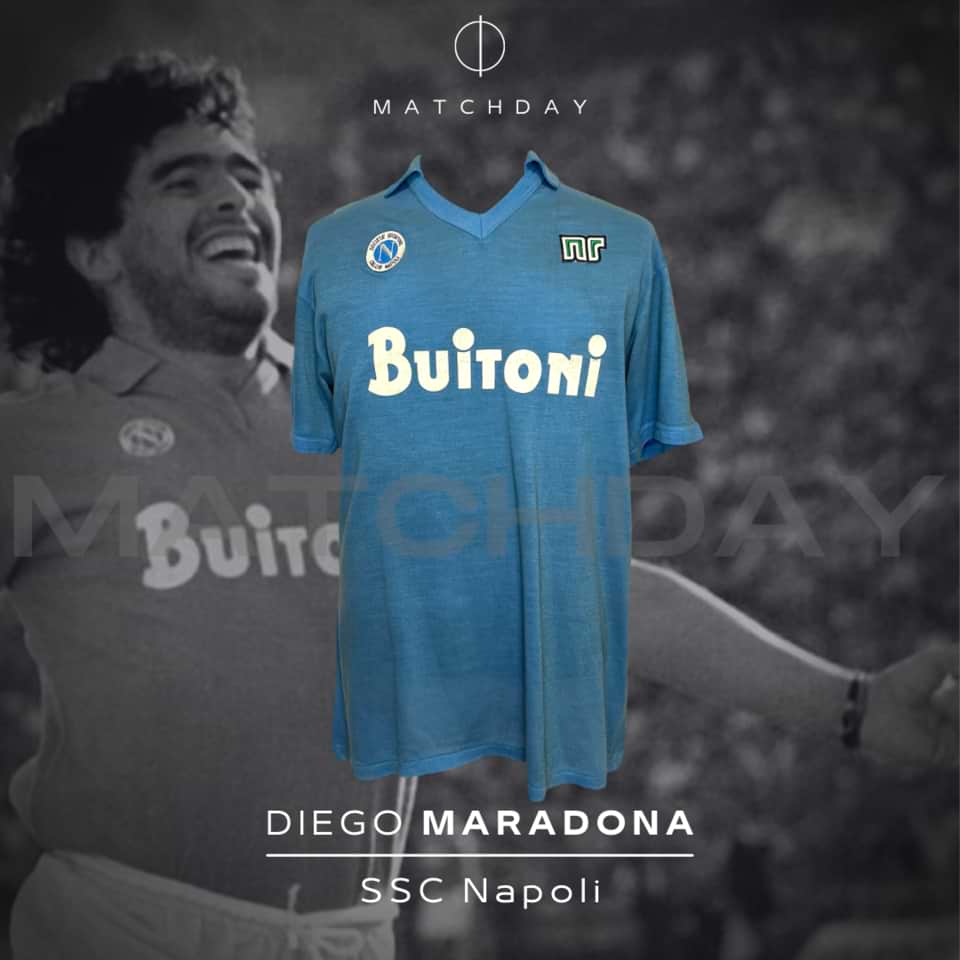 Diego Armando Maradona – Napoli – Match Worn – Serie A 1986/87
