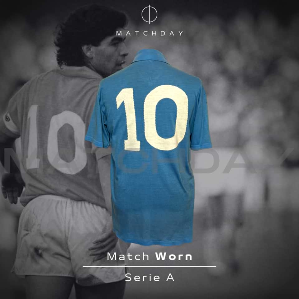 Diego Armando Maradona – Napoli – Match Worn – Serie A 1986/87 - Image 3