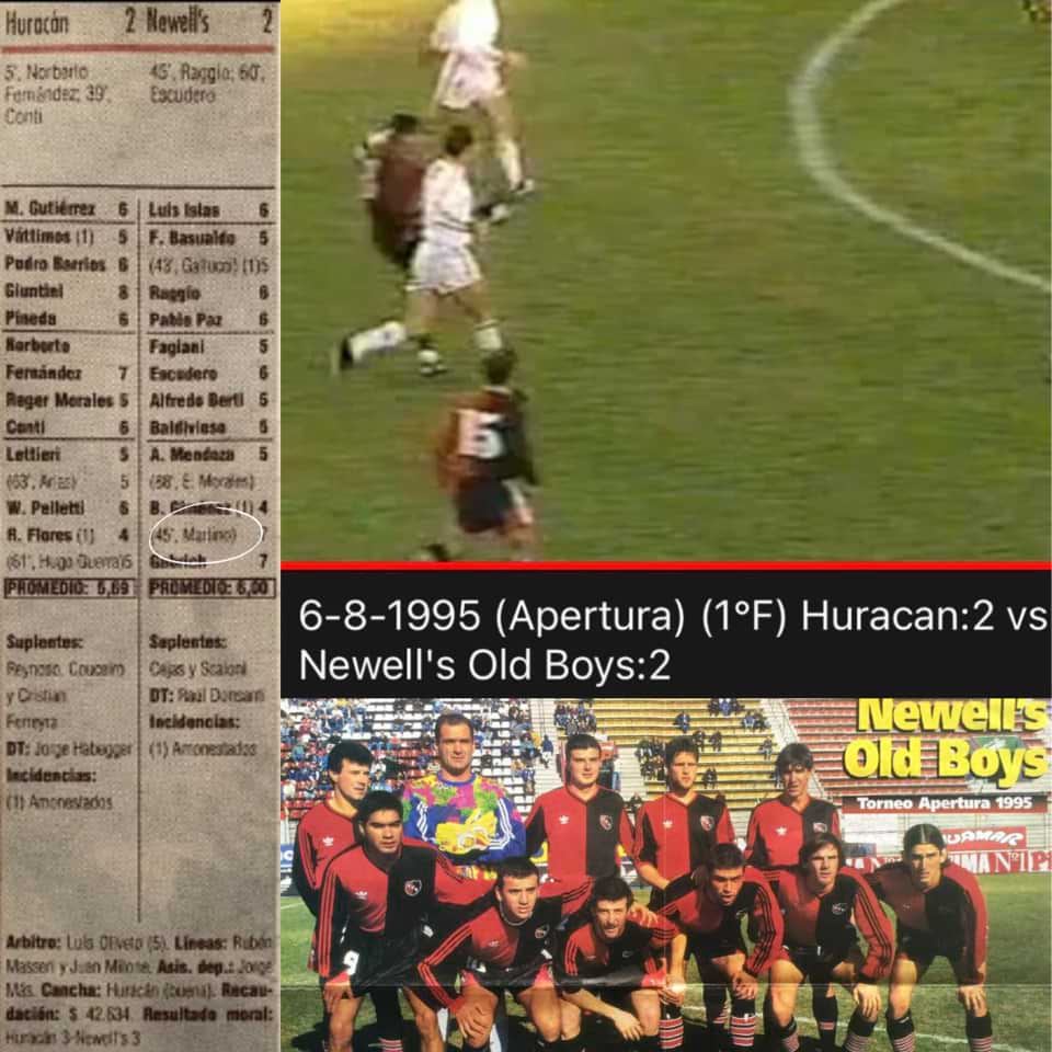 Gerardo Martino – Newells – Match Worn – Torneo Apertura 1995 - Image 11