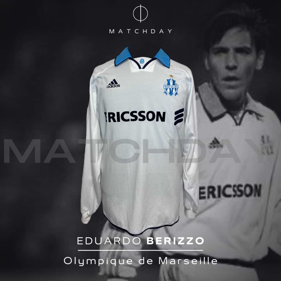 Eduardo Berizzo – Match Worn – Olympique de Marseille – 1999 Ligue 1