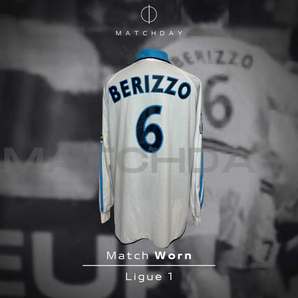 Eduardo Berizzo – Match Worn – Olympique de Marseille – 1999 Ligue 1 - Image 3
