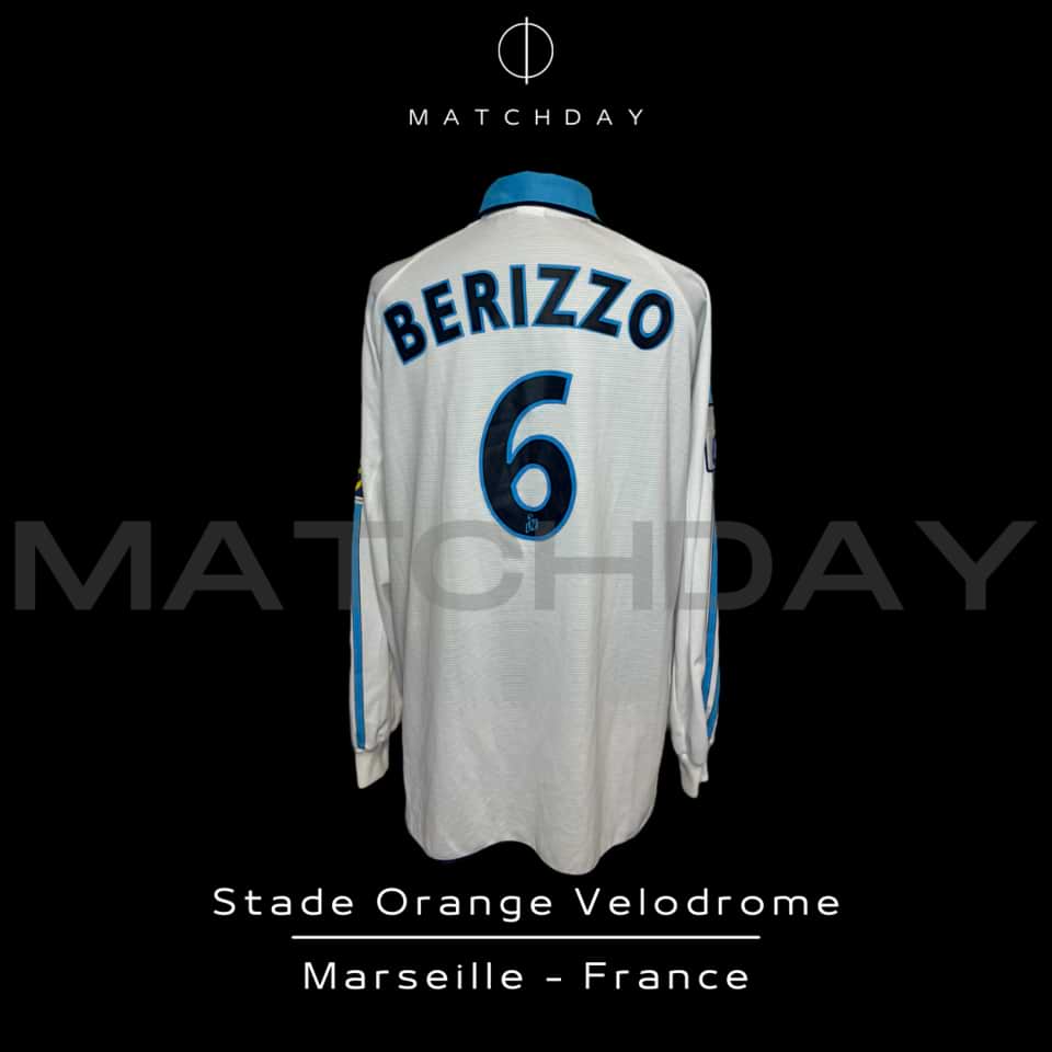 Eduardo Berizzo – Match Worn – Olympique de Marseille – 1999 Ligue 1 - Image 5