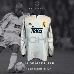 Makelele - Match Worn - Real Madrid - International Cup 2000 vs Boca Juniors
