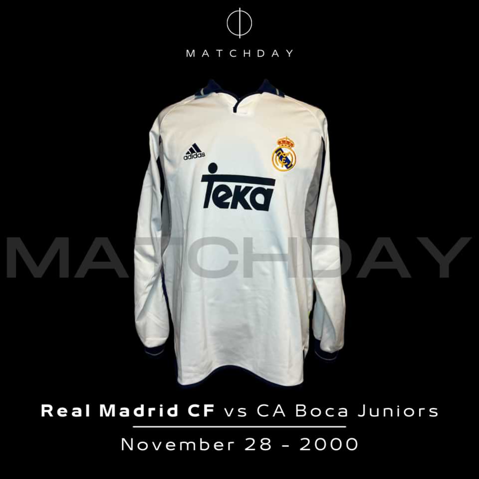 Makelele – Match Worn – Real Madrid – International Cup 2000 vs Boca Juniors - Imagen 4