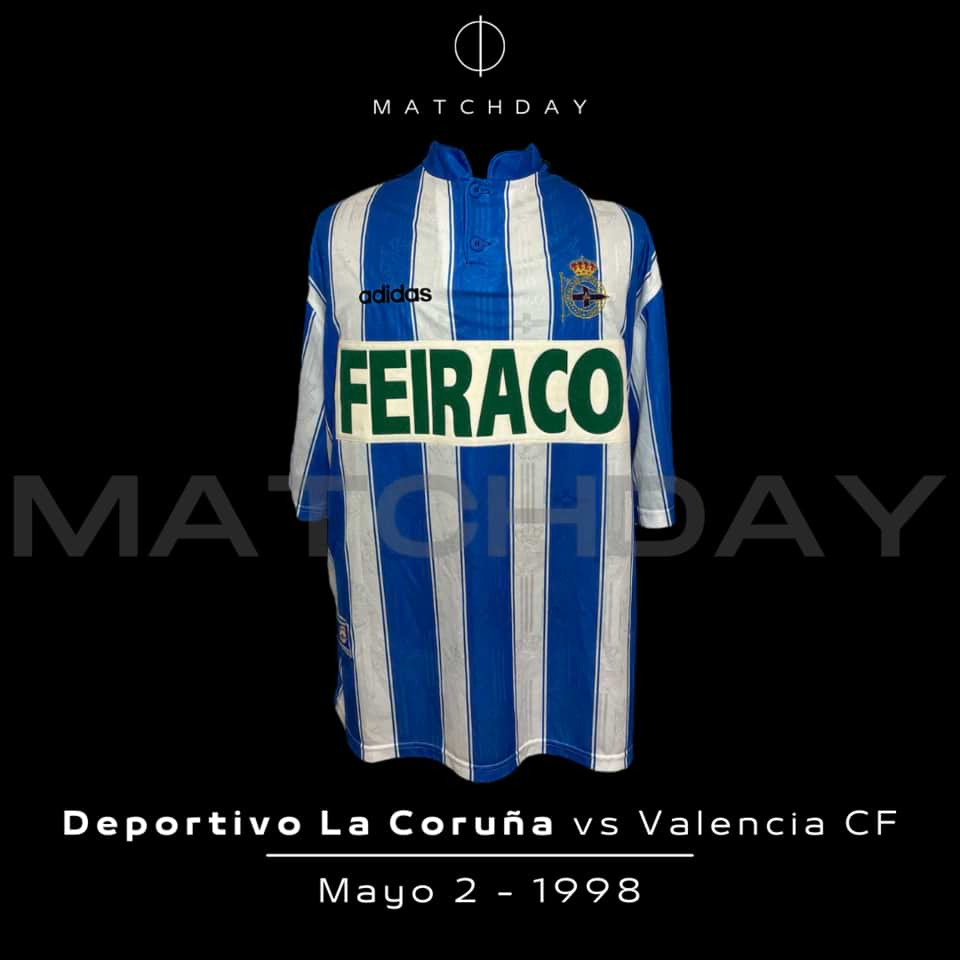 Sebastián “Loco” Abreu – Deportivo La Coruña – Match Worn – 1998 - Imagen 4