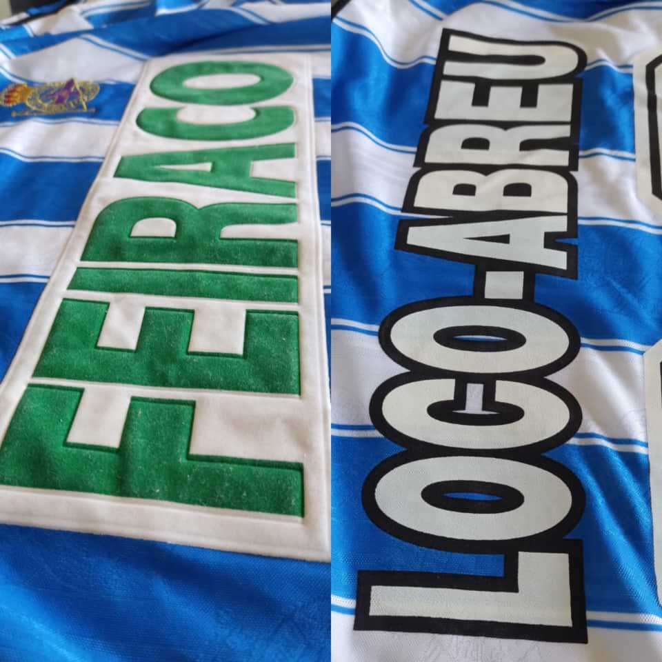 Sebastián “Loco” Abreu – Deportivo La Coruña – Match Worn – 1998 - Imagen 6