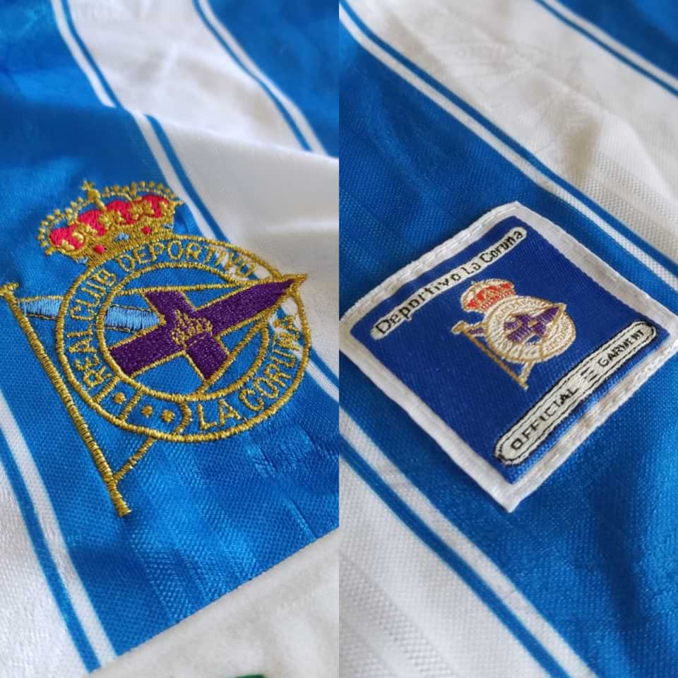 Sebastián “Loco” Abreu – Deportivo La Coruña – Match Worn – 1998 - Imagen 7