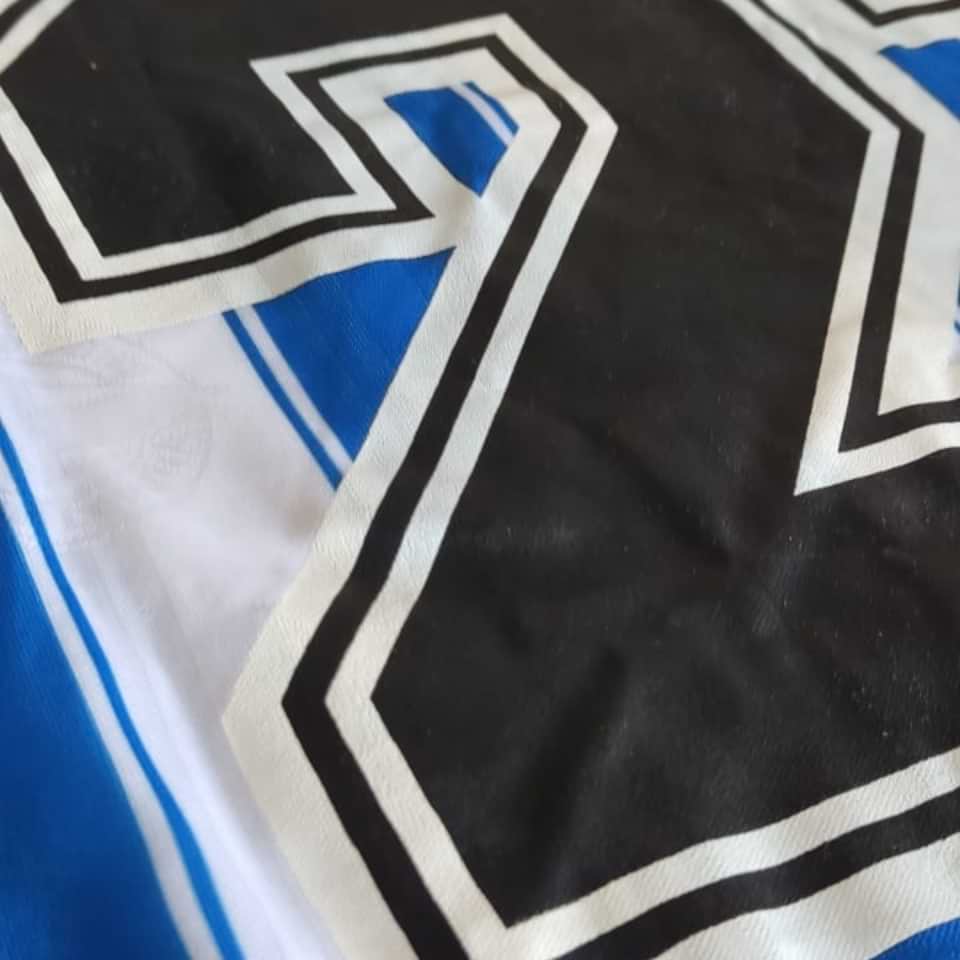 Sebastián “Loco” Abreu – Deportivo La Coruña – Match Worn – 1998 - Imagen 10