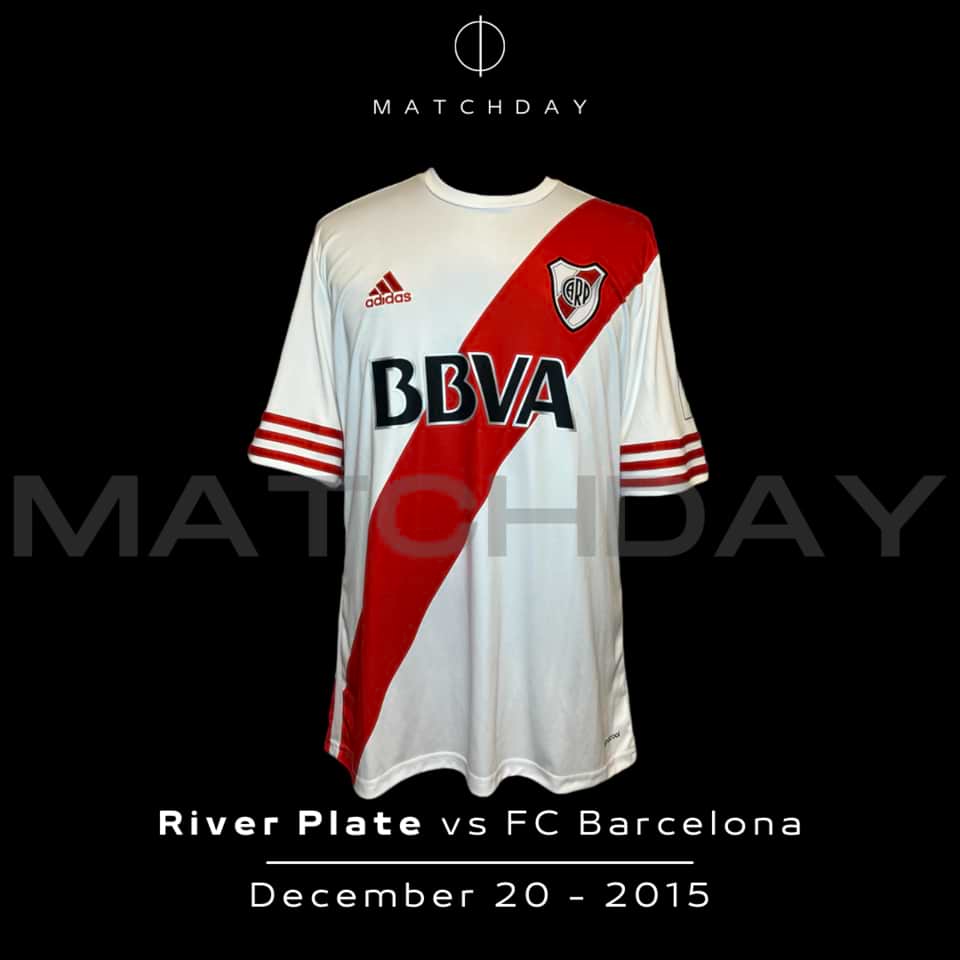 Lucho Gonzalez + Pennant – River Plate – Match issue – 2015 – FIFA Club World Cup - Imagen 4