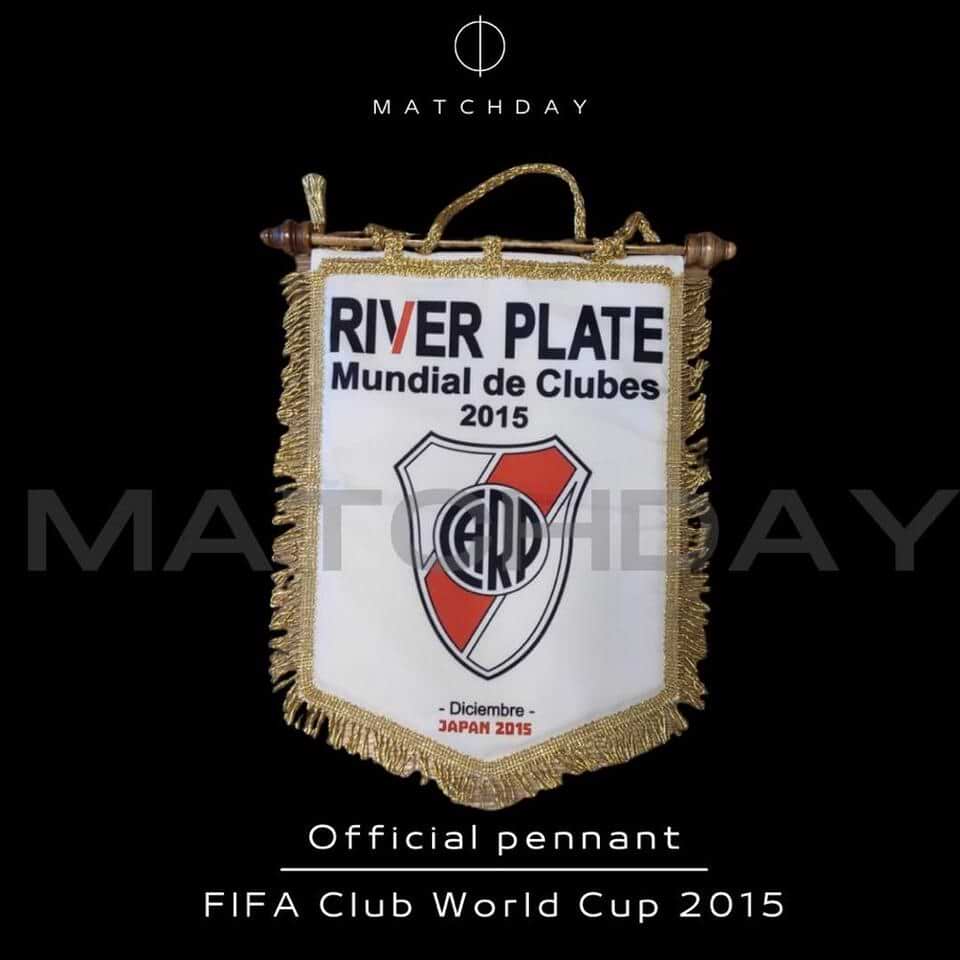 Lucho Gonzalez + Pennant – River Plate – Match issue – 2015 – FIFA Club World Cup - Imagen 12