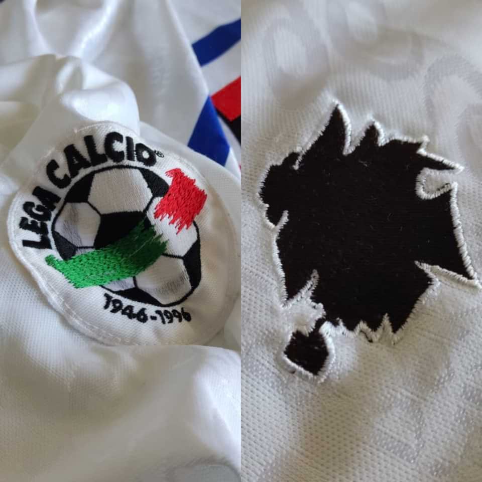 Juan Sebastián Verón – Sampdoria – Match Worn – Serie A 1996/97 - Imagen 8