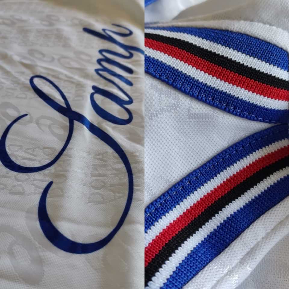 Juan Sebastián Verón – Sampdoria – Match Worn – Serie A 1996/97 - Imagen 9