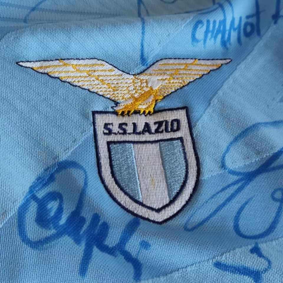 Jose Chamot – Match Worn – SS Lazio – Autographed Jersey – 1995 - Image 6
