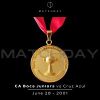 2001 Copa Libertadores – Boca Juniors champion medal – 2001 - Imagen 4