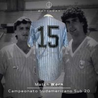 Gustavo A. Poyet – Uruguay National Team – Match Worn – Sudamericano Juventudes de América Sub 20 – 1987 - Image 3