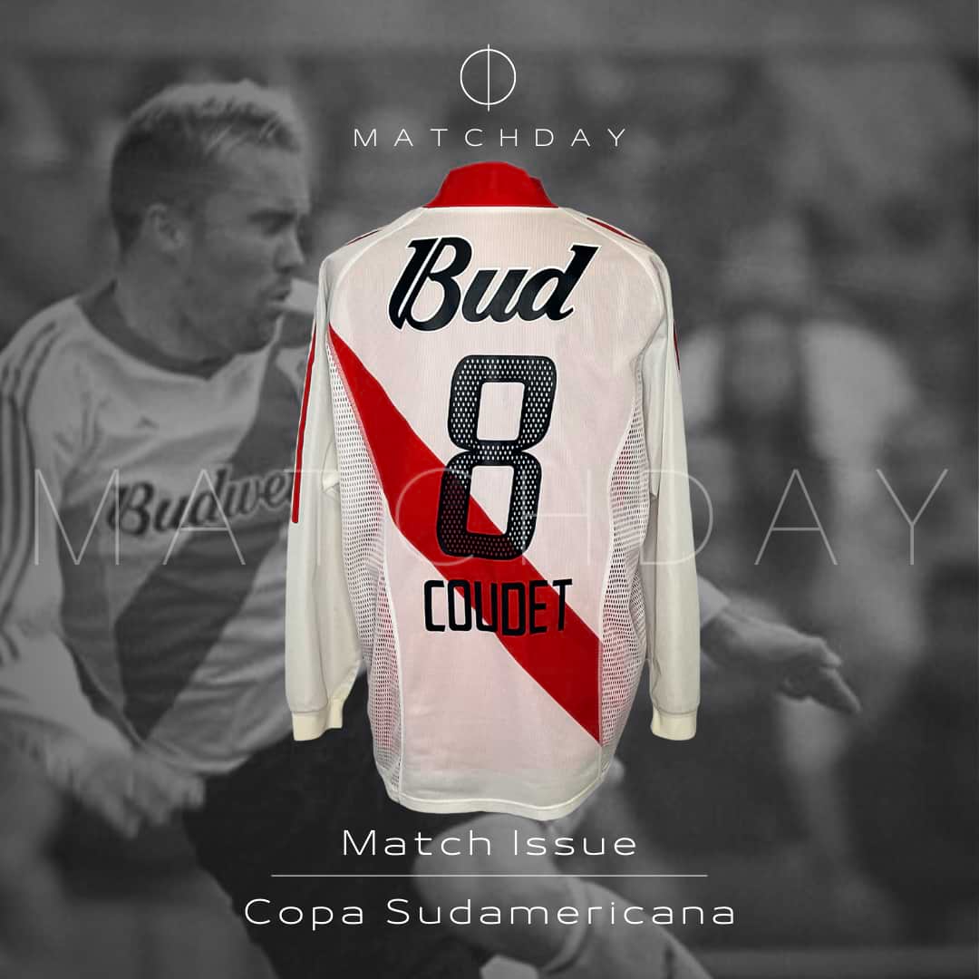 River Plate – Adidas – Eduardo “Chacho” Coudet – Copa Sudamericana 2003 - Imagen 3