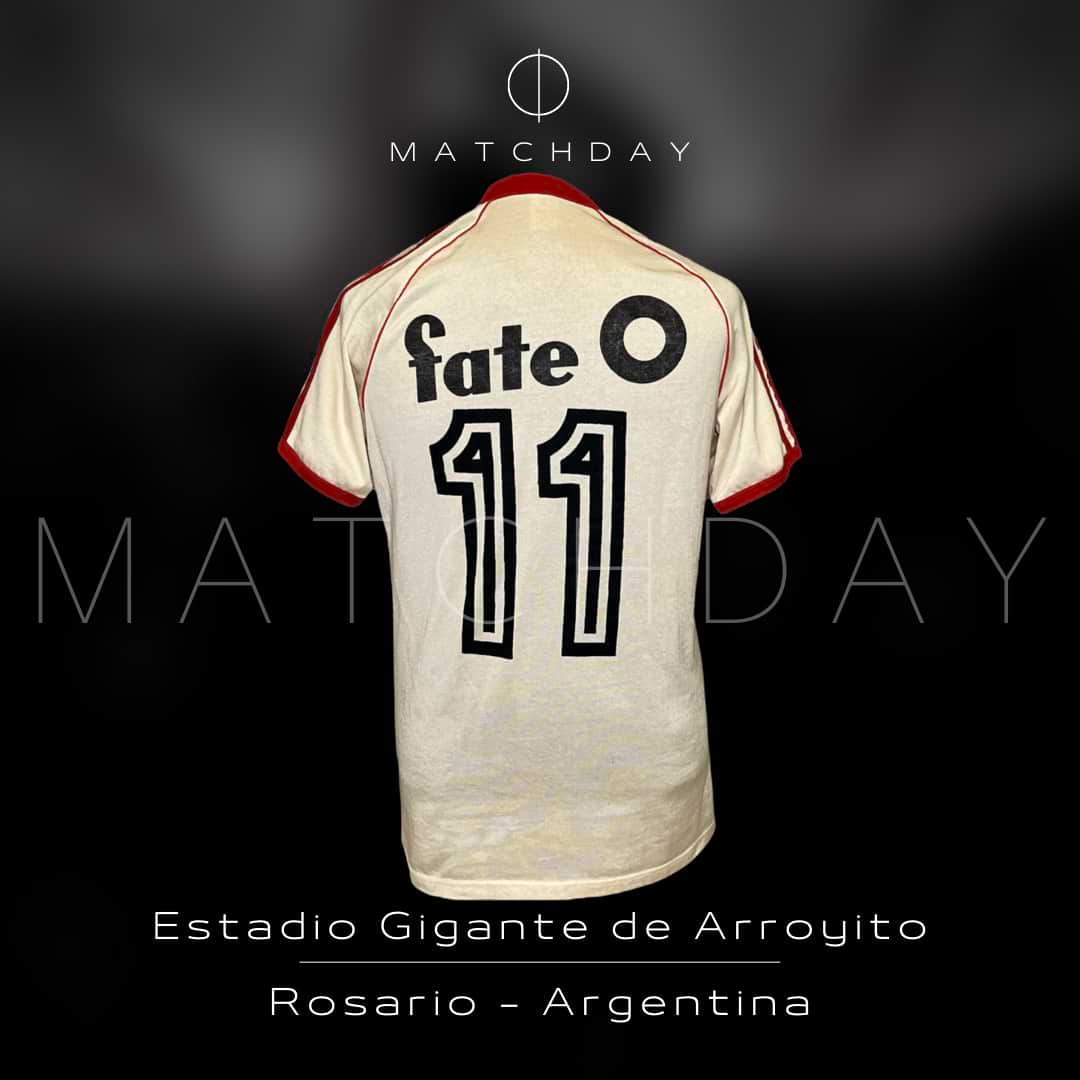 River Plate – Adidas – Cuadrangular Copa Diario La Capital 1985 – Roque Alfaro – Match Worn - Imagen 5