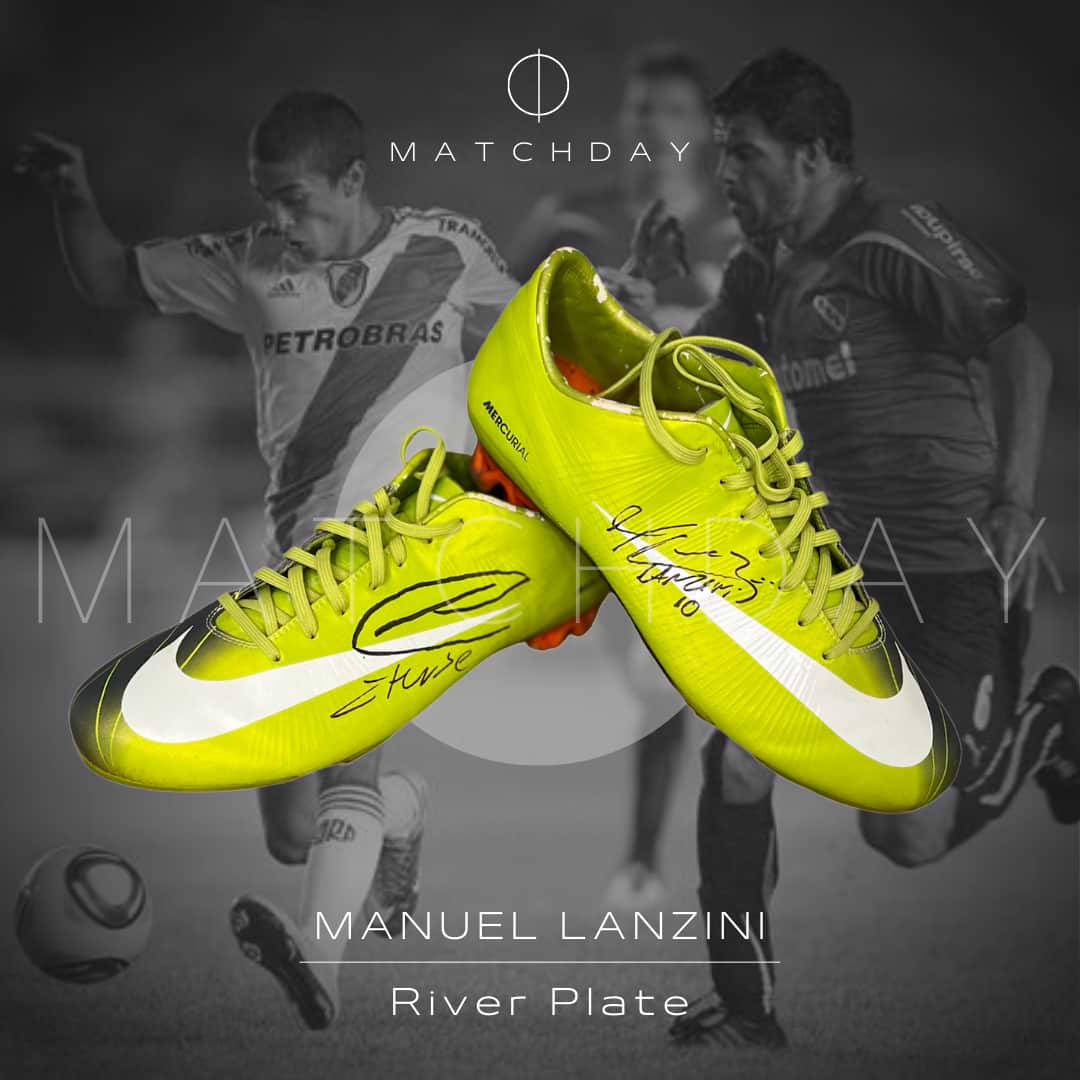 River Plate – Botines firmados Manuel Lanzini – Clausura 2011