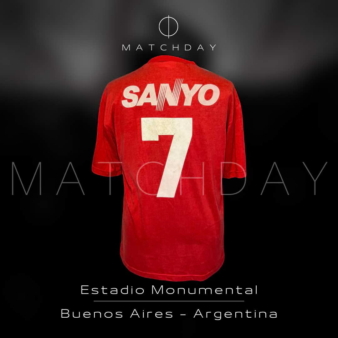 River Plate – Adidas – Medina Bello – Match Worn – 1993 - Image 5