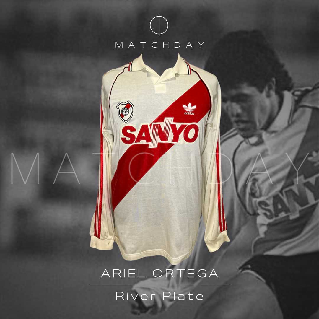 River Plate – Adidas – Ariel “Burrito” Ortega – Torneo Clausura 1995 – Match Worn in Bench