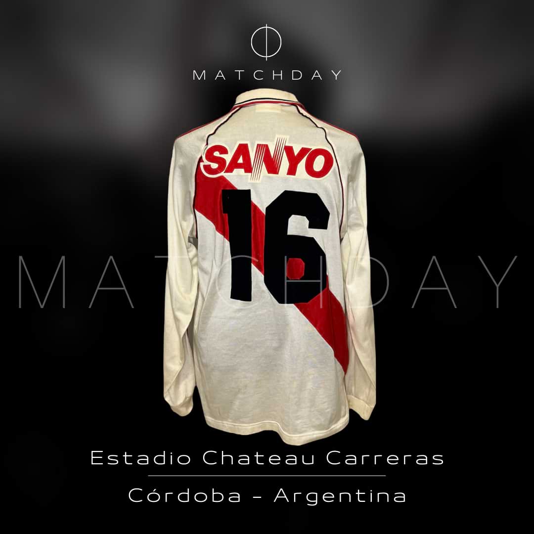 River Plate – Adidas – Ariel “Burrito” Ortega – Torneo Clausura 1995 – Match Worn in Bench - Imagen 5