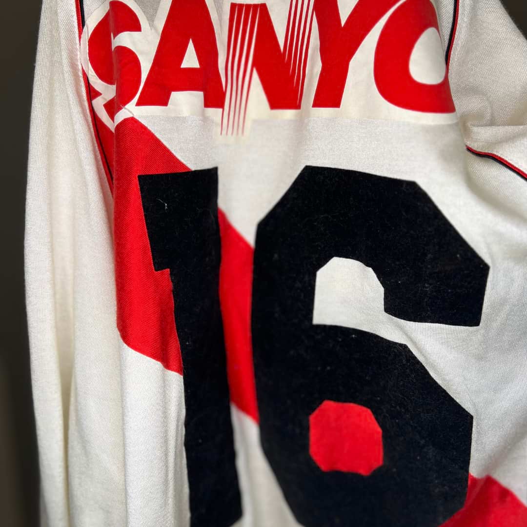 River Plate – Adidas – Ariel “Burrito” Ortega – Torneo Clausura 1995 – Match Worn in Bench - Imagen 8