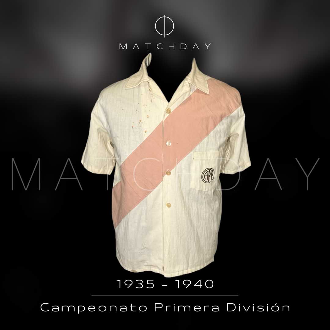 River Plate – St. Margaret 1935-1940 -Campeonato Primera División Argentina – Match Worn - Imagen 4