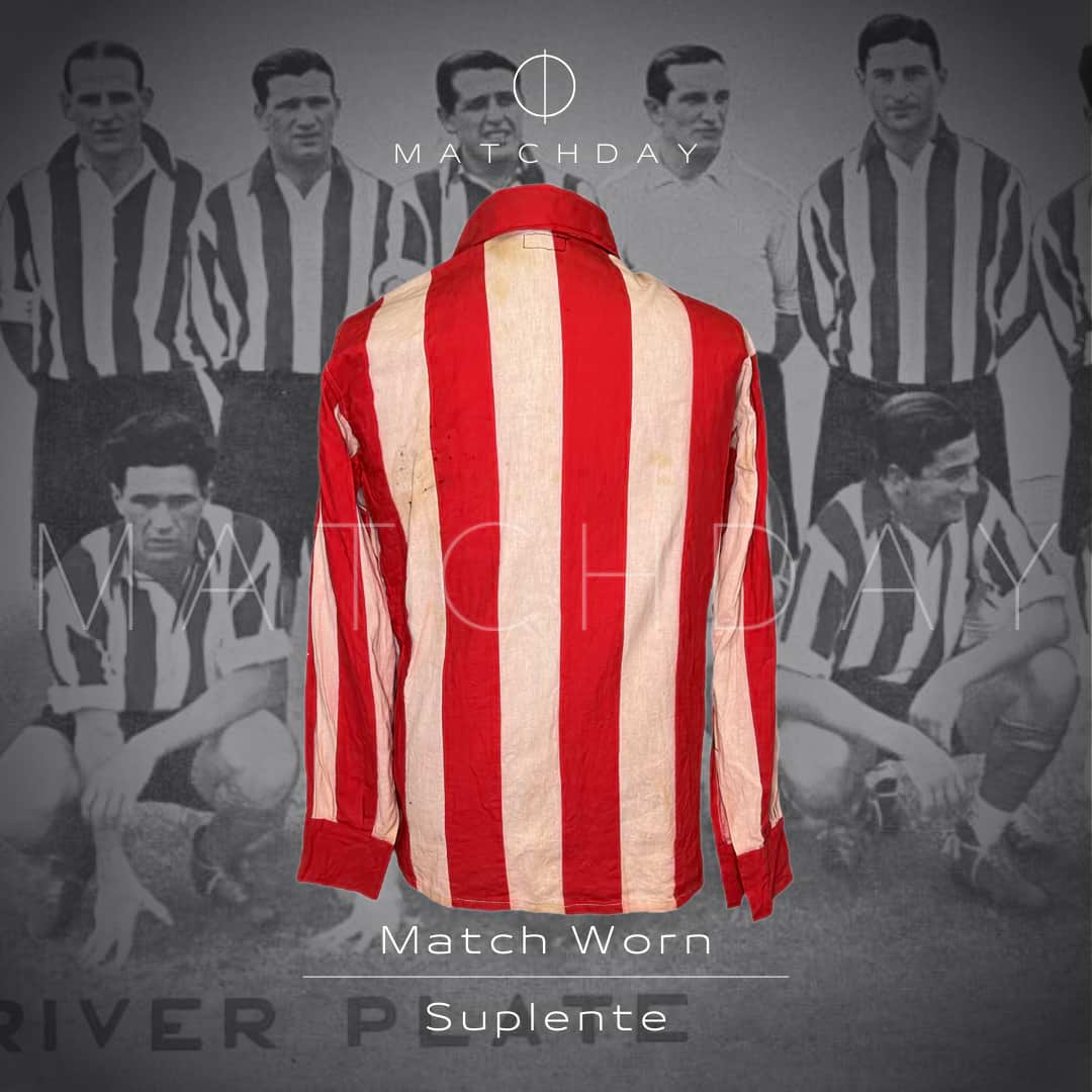 River Plate – Suplente – St. Margaret 1932-1944 -Campeonato Primera División Argentina – Match Worn - Imagen 3